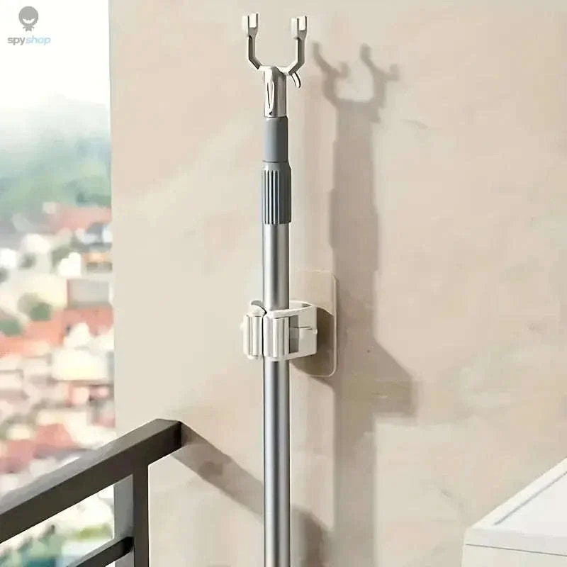 Self-Adhesive Mop Holder Wall-Mounted Organizer for Tools - Image 5