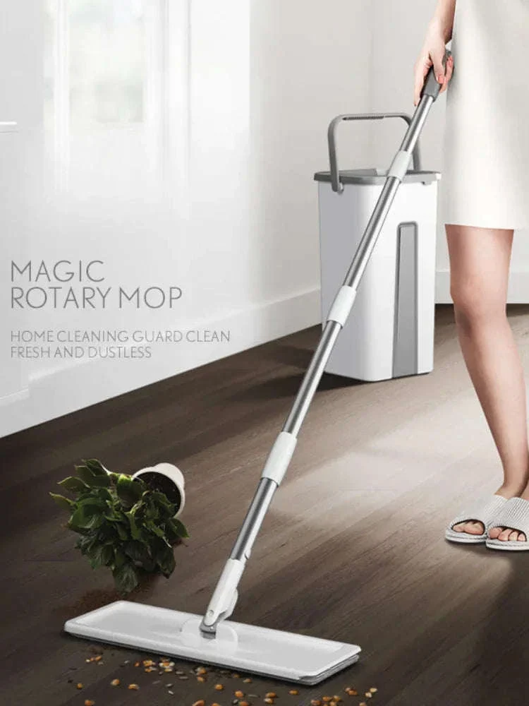 Mop with Bucket Set for Quick Wet and Dry Floor Cleaning - Image 7