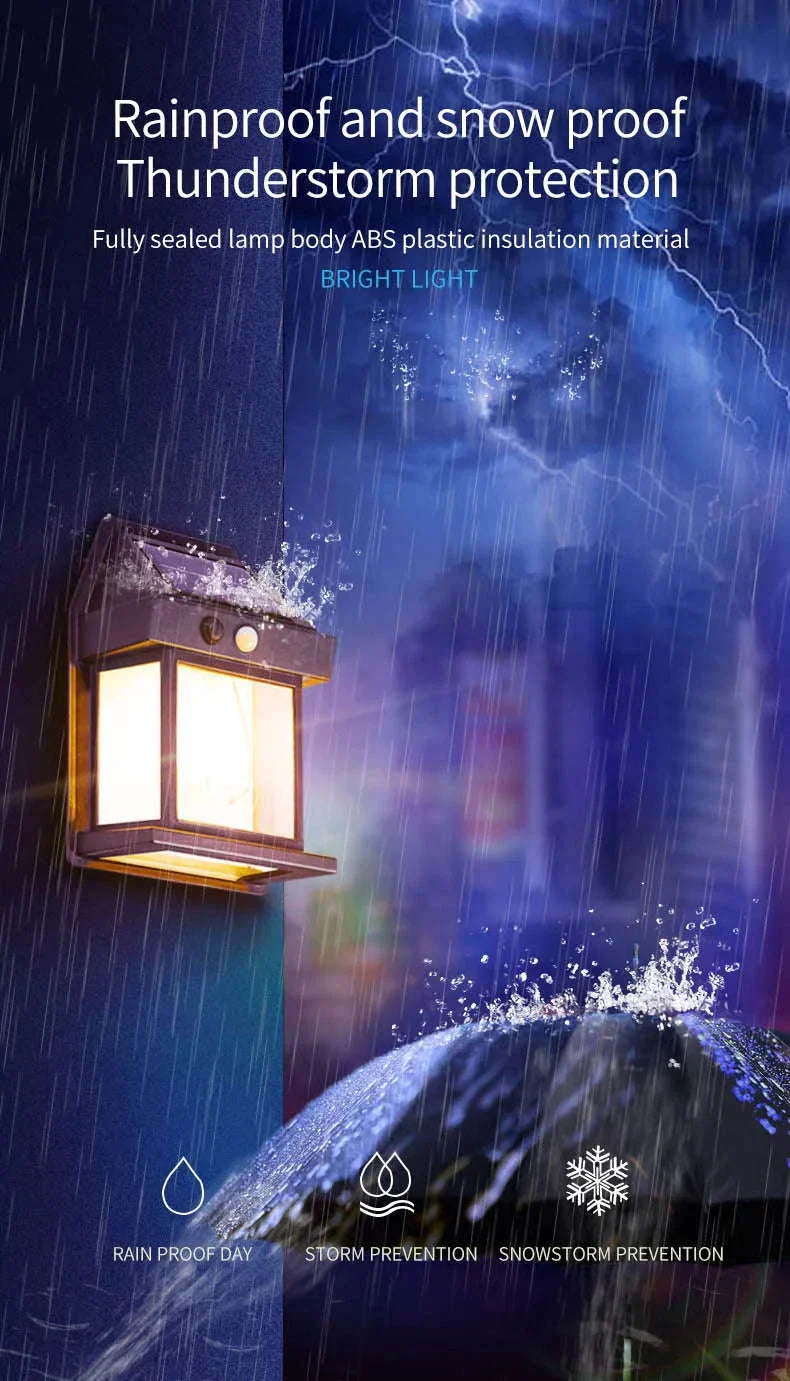 Motion Sensor Solar Tungsten Night Lamp for Outdoor Spaces - Image 15