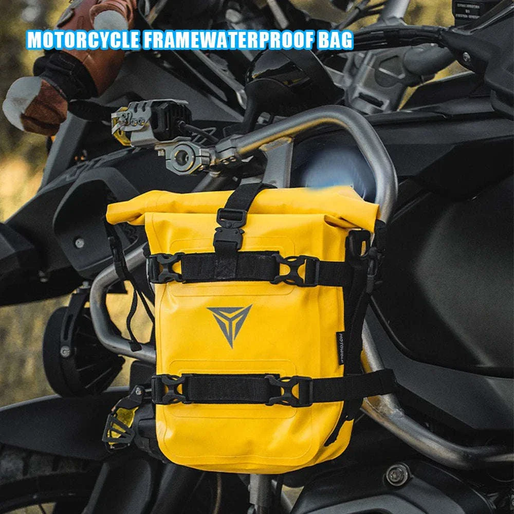 Motorcycle Crash Bar Waterproof Tool Bag 8L for BMW GS & Honda - Image 3