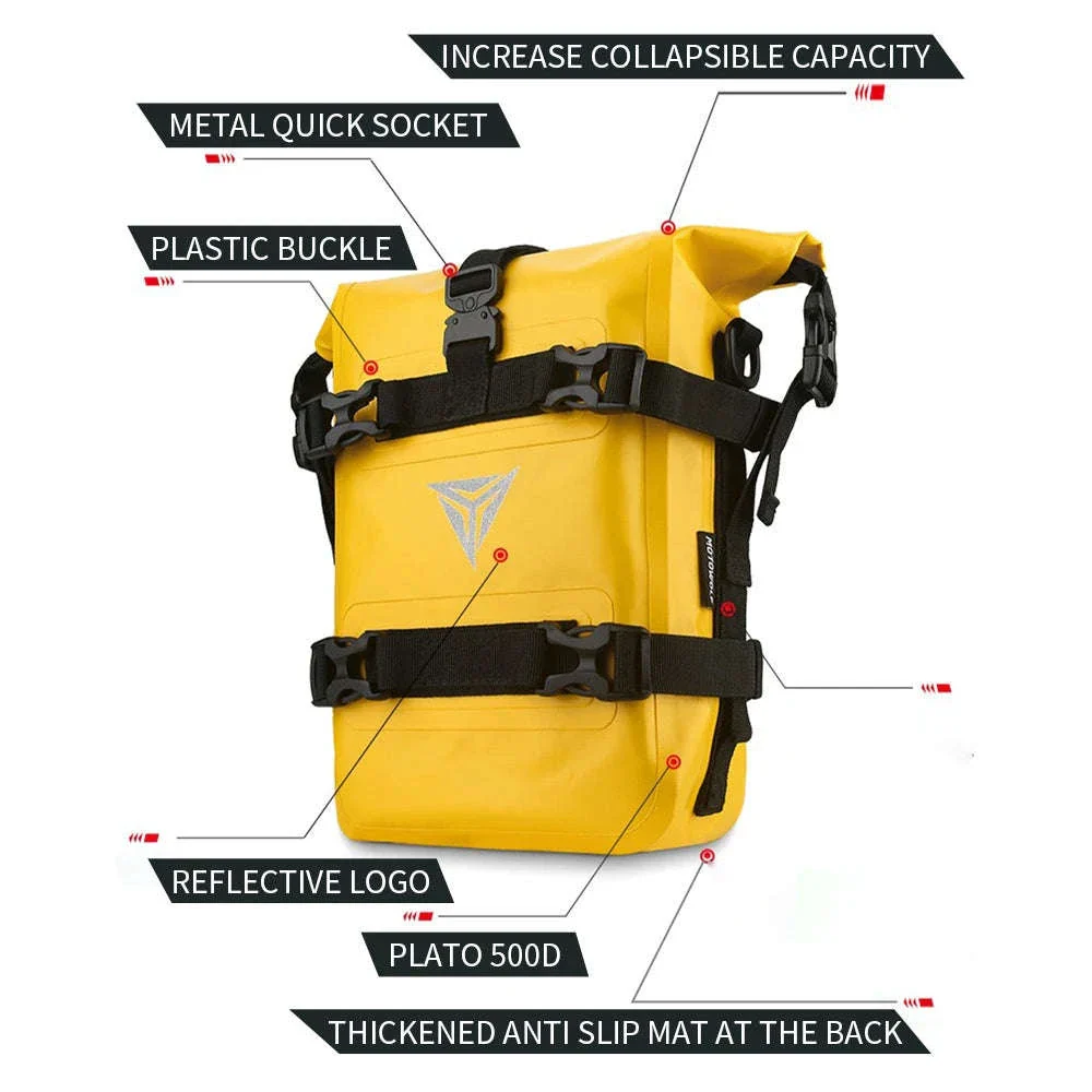 Motorcycle Crash Bar Waterproof Tool Bag 8L for BMW GS & Honda - Image 4
