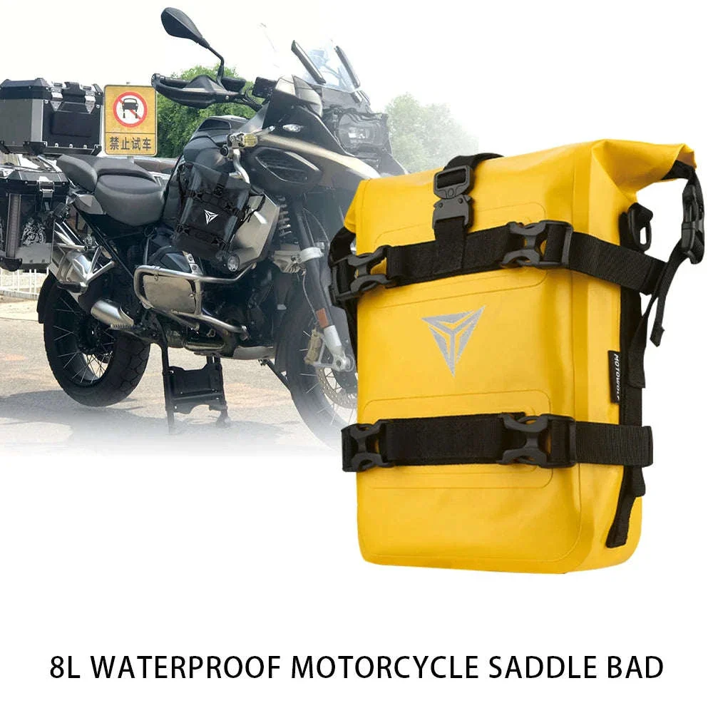 Motorcycle Crash Bar Waterproof Tool Bag 8L for BMW GS & Honda - Image 9