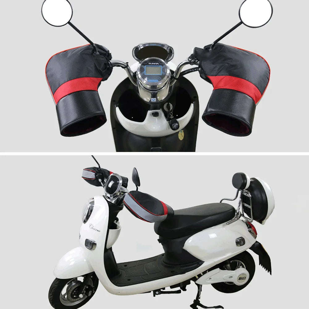 Motorcycle Handlebar Muffs for Warm Dry Winter Riding - Image 16