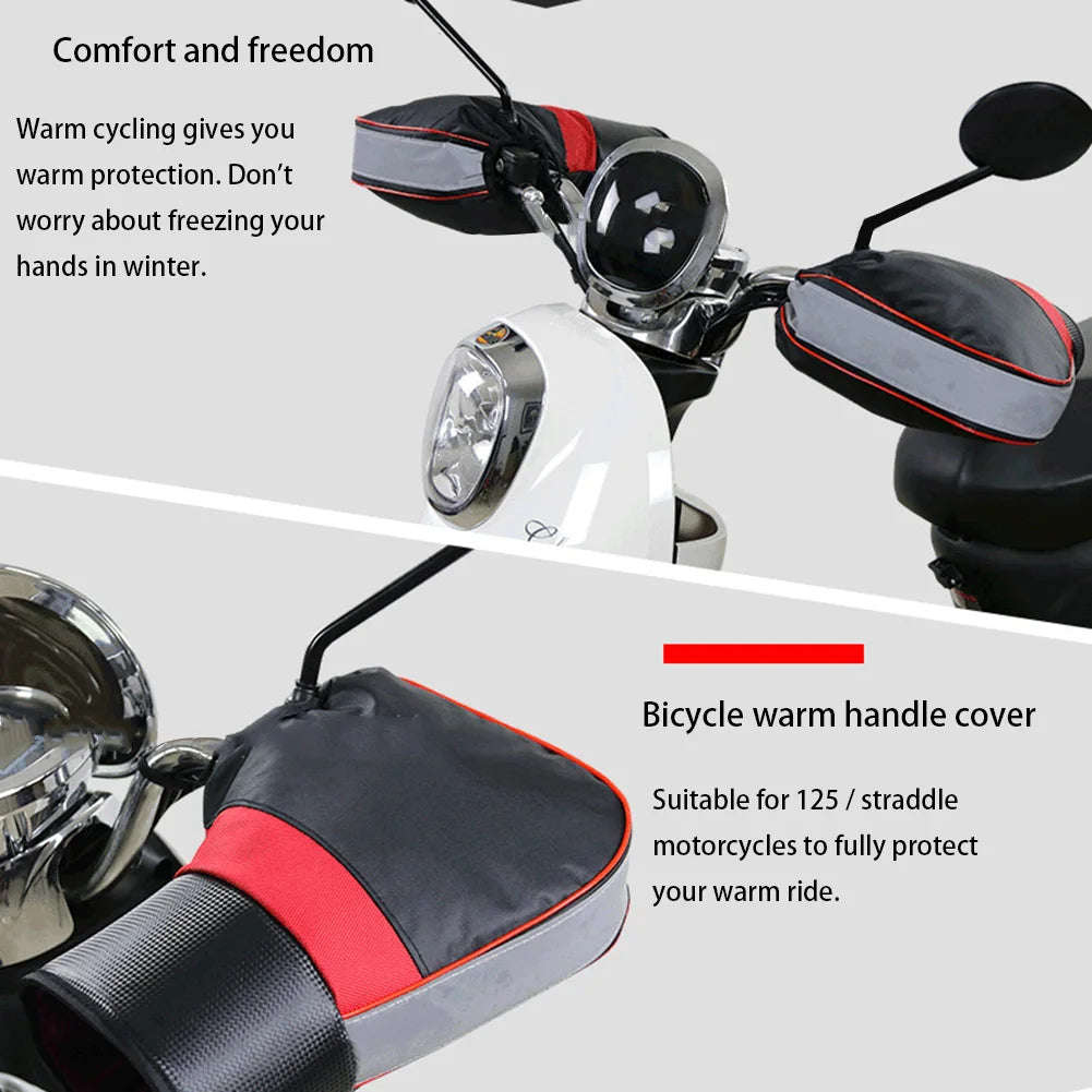 Motorcycle Handlebar Muffs for Warm Dry Winter Riding - Image 23