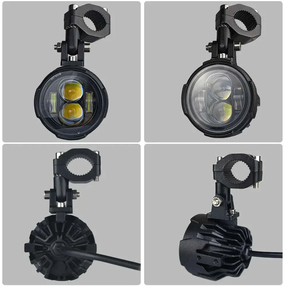 Dual-Color LED Motorcycle Fog Lights for Clearer Riding - Image 11