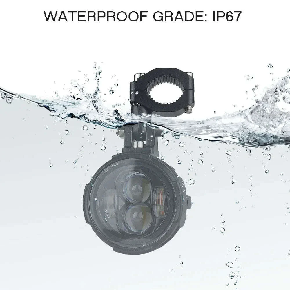 Dual-Color LED Motorcycle Fog Lights for Clearer Riding - Image 8