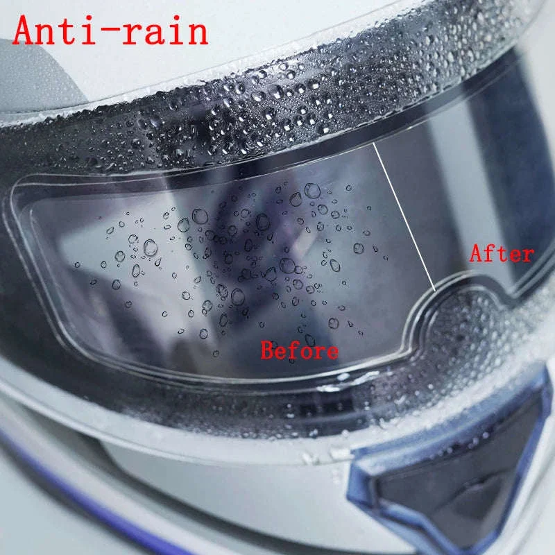Rain and Fog Helmet Film for Clear, Fog-Free Riding - Image 2