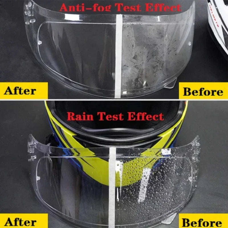 Rain and Fog Helmet Film for Clear, Fog-Free Riding - Image 3