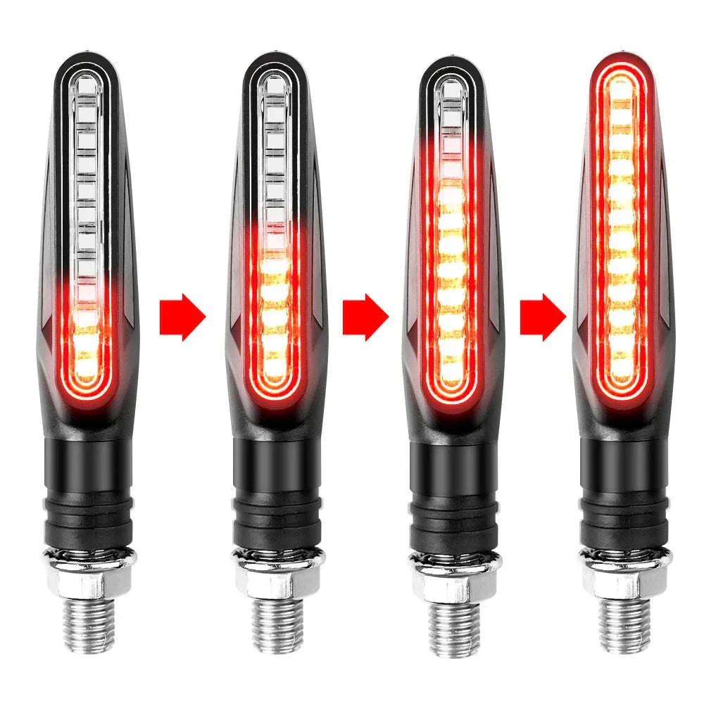 Motorcycle LED Turn Signal & Brake Light Kit - Image 10