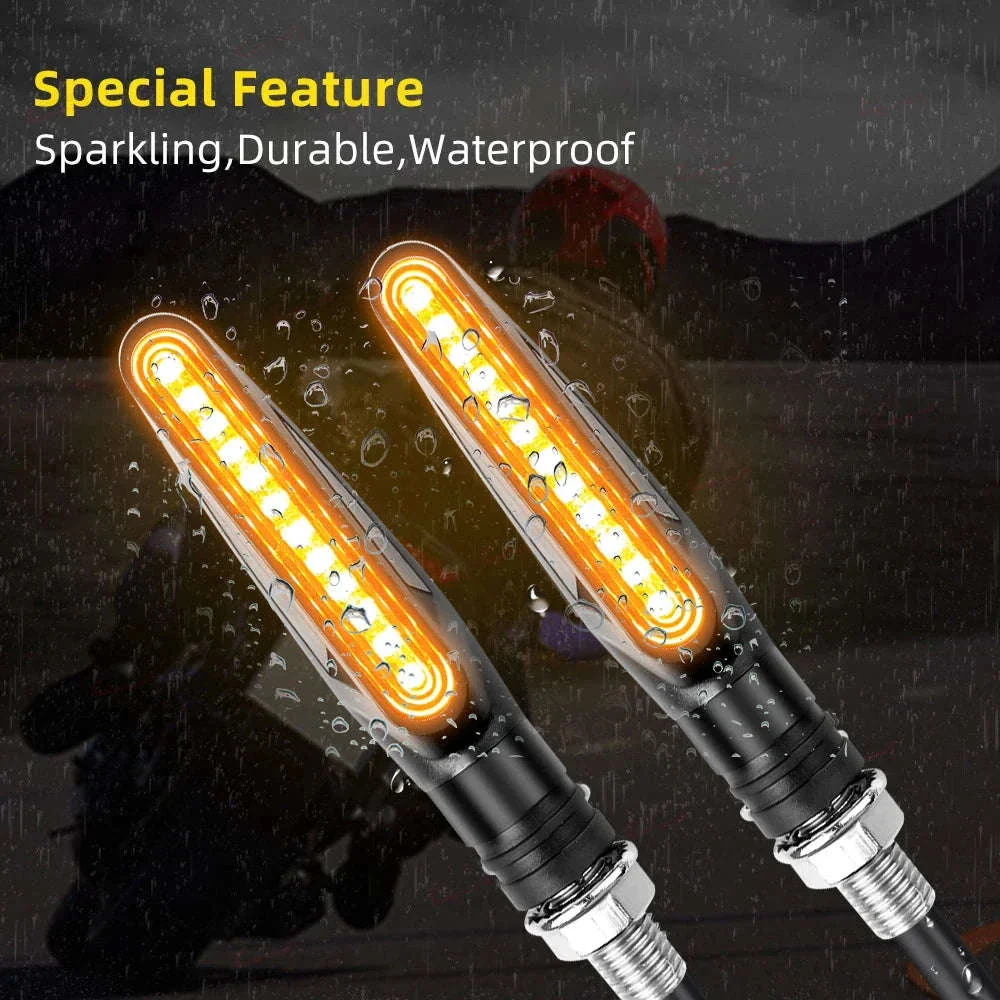 Motorcycle LED Turn Signal & Brake Light Kit - Image 11