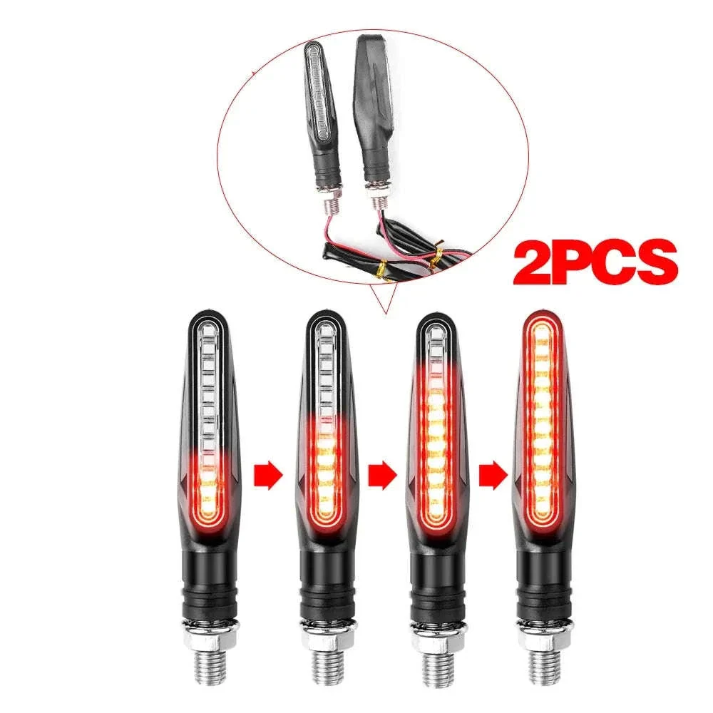 Motorcycle LED Turn Signal & Brake Light Kit - Image 18