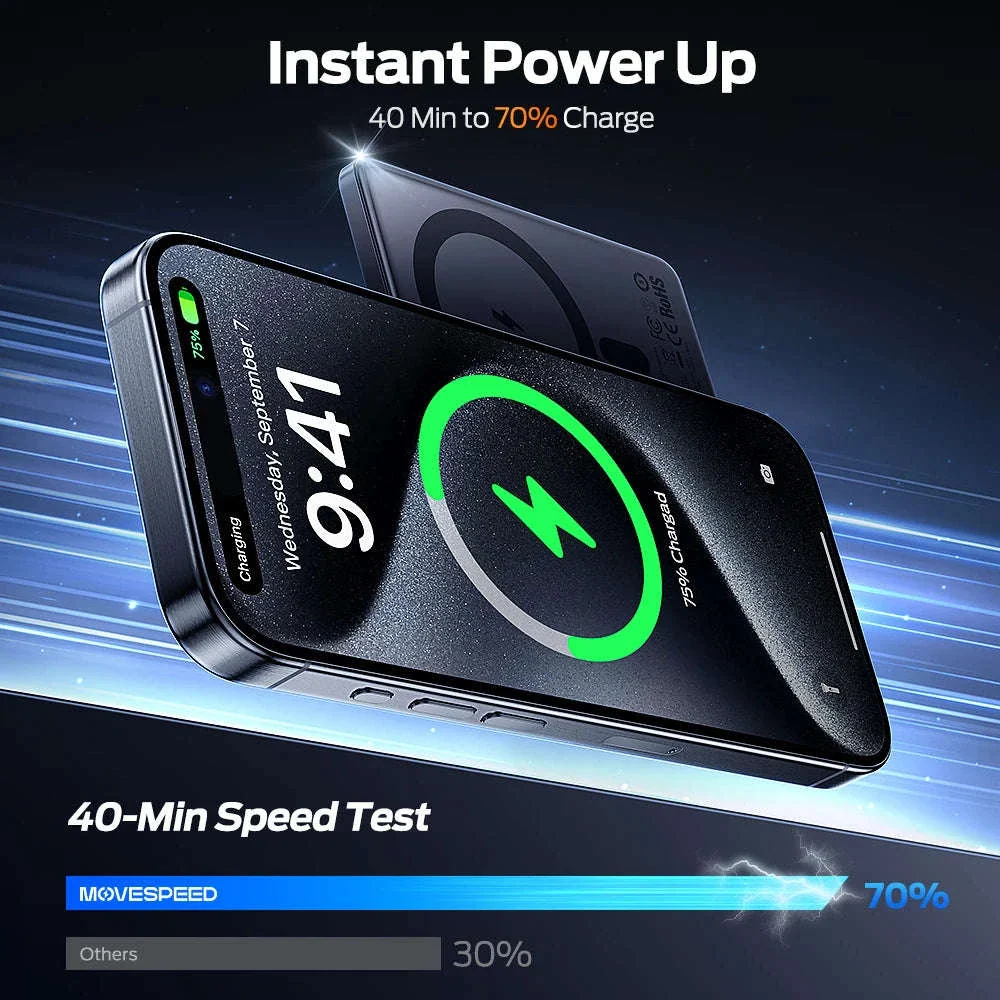 MOVESPEED S10 Magnetic 10000mAh Power Bank for Fast Charging - Image 3