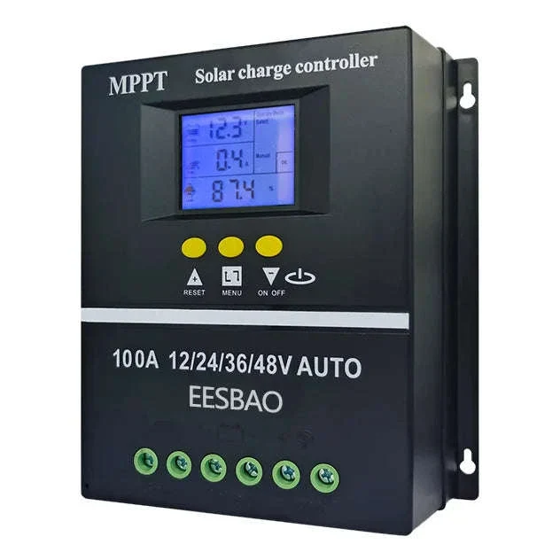 MPPT Solar Charge Controller 100A with Dual USB Ports - Image 7