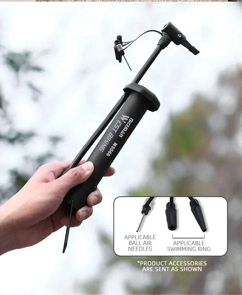 MTB Bicycle Pump 80 PSI Manual Floor Inflator - Image 8