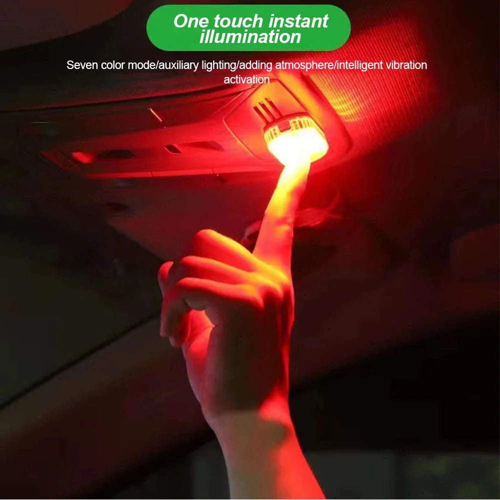 Multi-Color Wireless LED Car Light for Interior Mood Lighting - Image 12