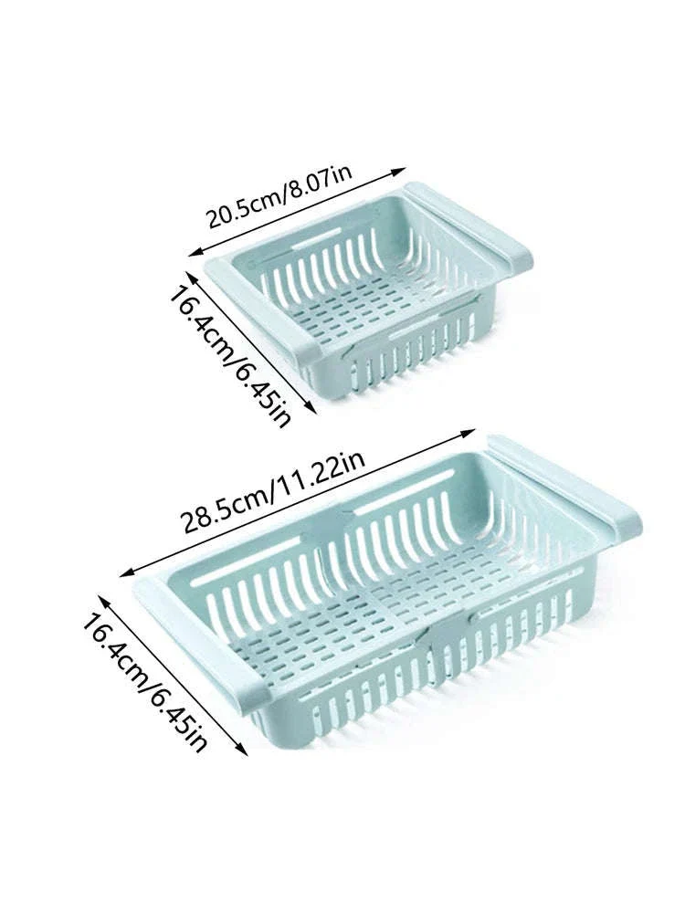 Adjustable Refrigerator Storage Basket for Fridge Organization - Image 16