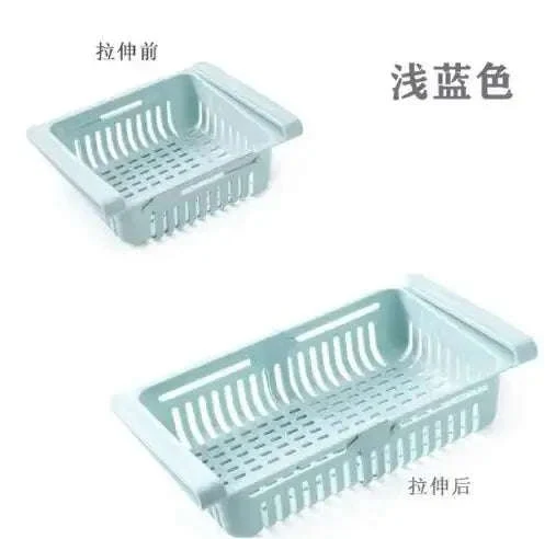 Adjustable Refrigerator Storage Basket for Fridge Organization - Image 19
