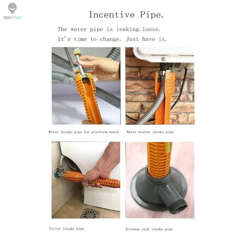 Multi-Functional Sanitary Wrench for Tight Plumbing Spaces - Image 12
