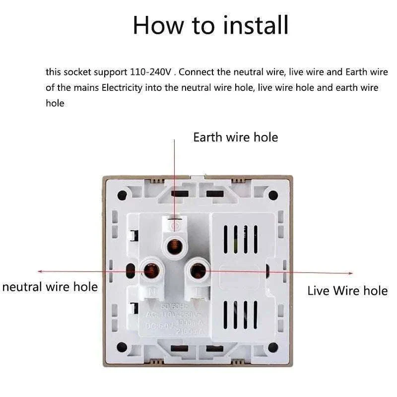 WiFi Control Socket with Dual USB Ports for Home Use - Image 3