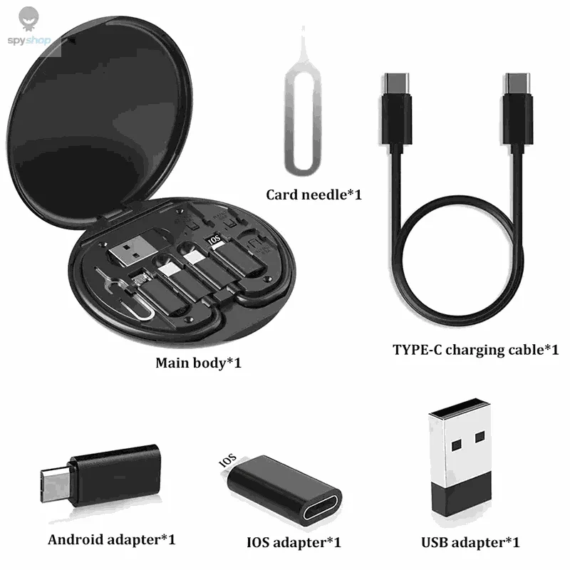 Multi USB Charging Adapter Cable Kit with 65W Fast Charging - Image 6