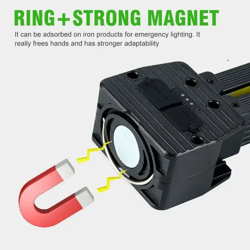 Multifunctional Camping Light Foldable Flashlight for Camping and Repairs - Image 4