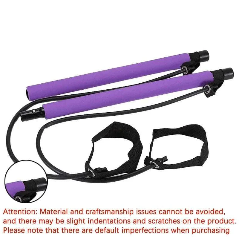 Pilates Bar with Resistance Bands for Full-Body Home Training - Image 16