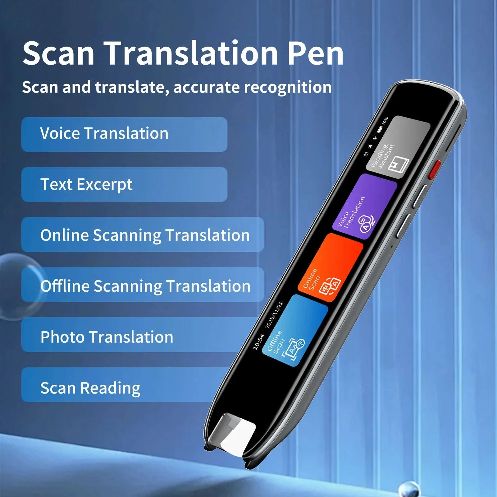 Multilingual Translation Pen Scanner with Voice Reading for Travel - Image 7