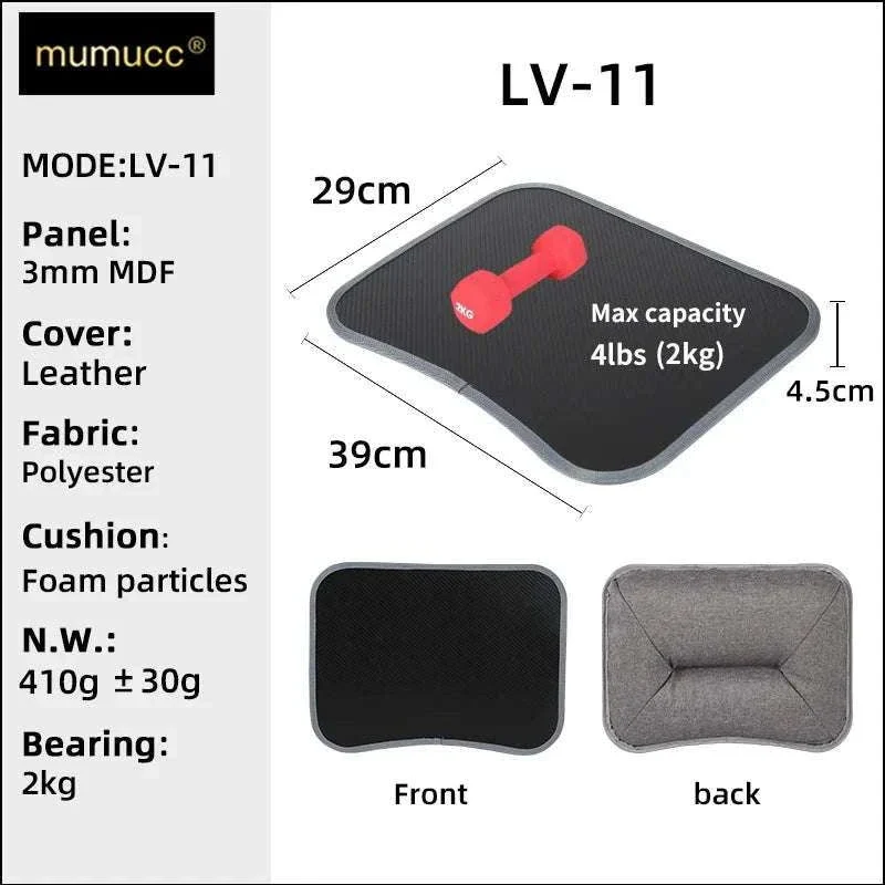 Cushioned Laptop Lap Desk with Wood Surface & Built-In Mouse Pad - Image 18