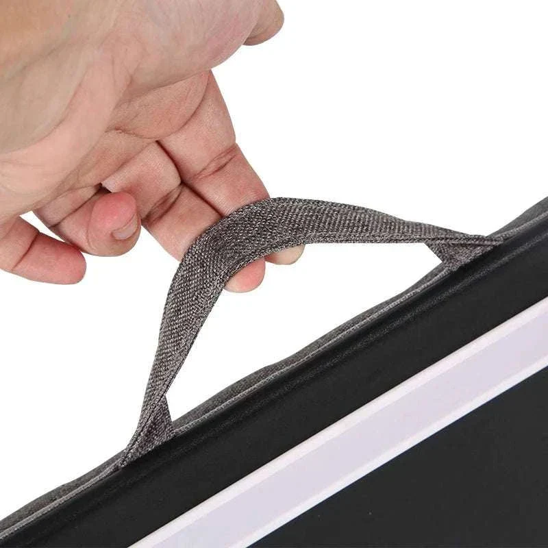 Cushioned Laptop Lap Desk with Wood Surface & Built-In Mouse Pad - Image 30