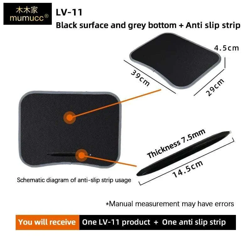 Cushioned Laptop Lap Desk with Wood Surface & Built-In Mouse Pad - Image 56