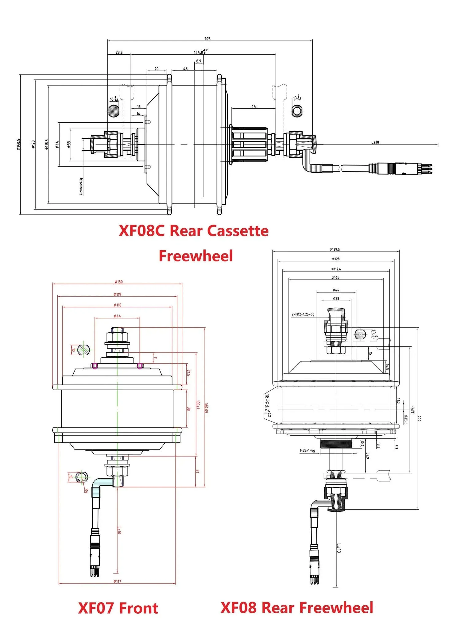 MXUS Electric Bike Brushless Gear Hub Motor for Smoother Rides - Image 4