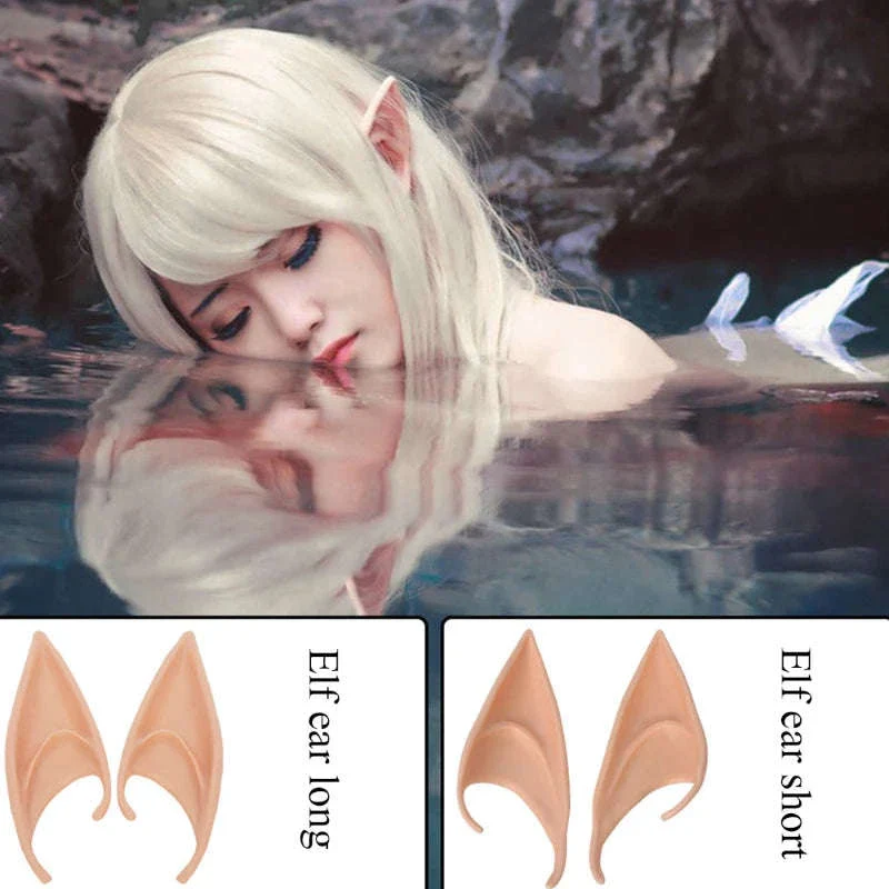 Angel Elf Ears Latex Costume Accessory for Cosplay - Image 3