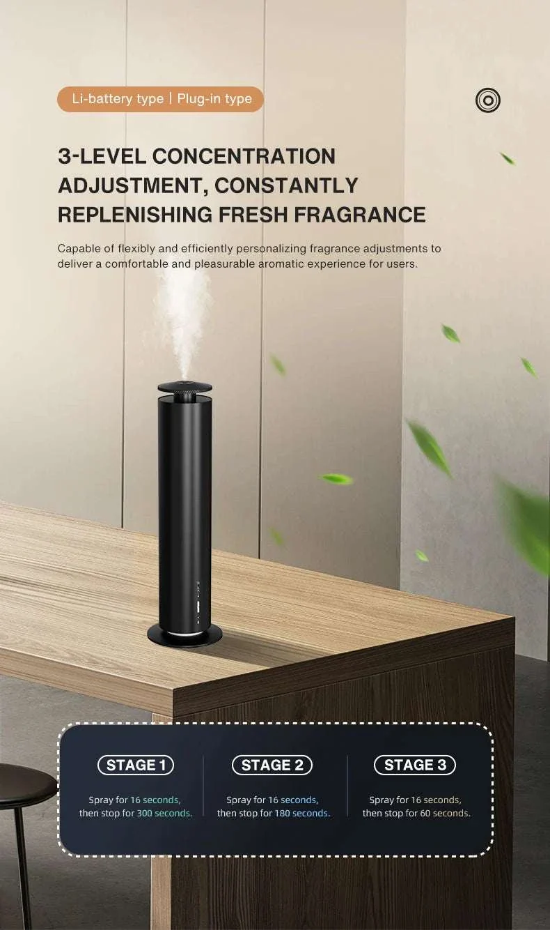 Smart Essential Oil Diffuser 120ml Quiet Aromatherapy Machine - Image 13