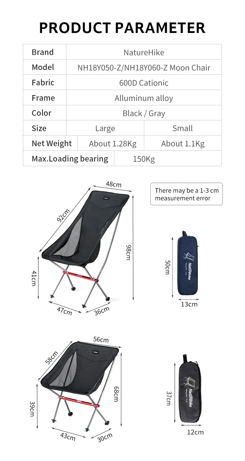 Naturehike Ultralight Folding Camping Chair for Outdoor Use - Image 12