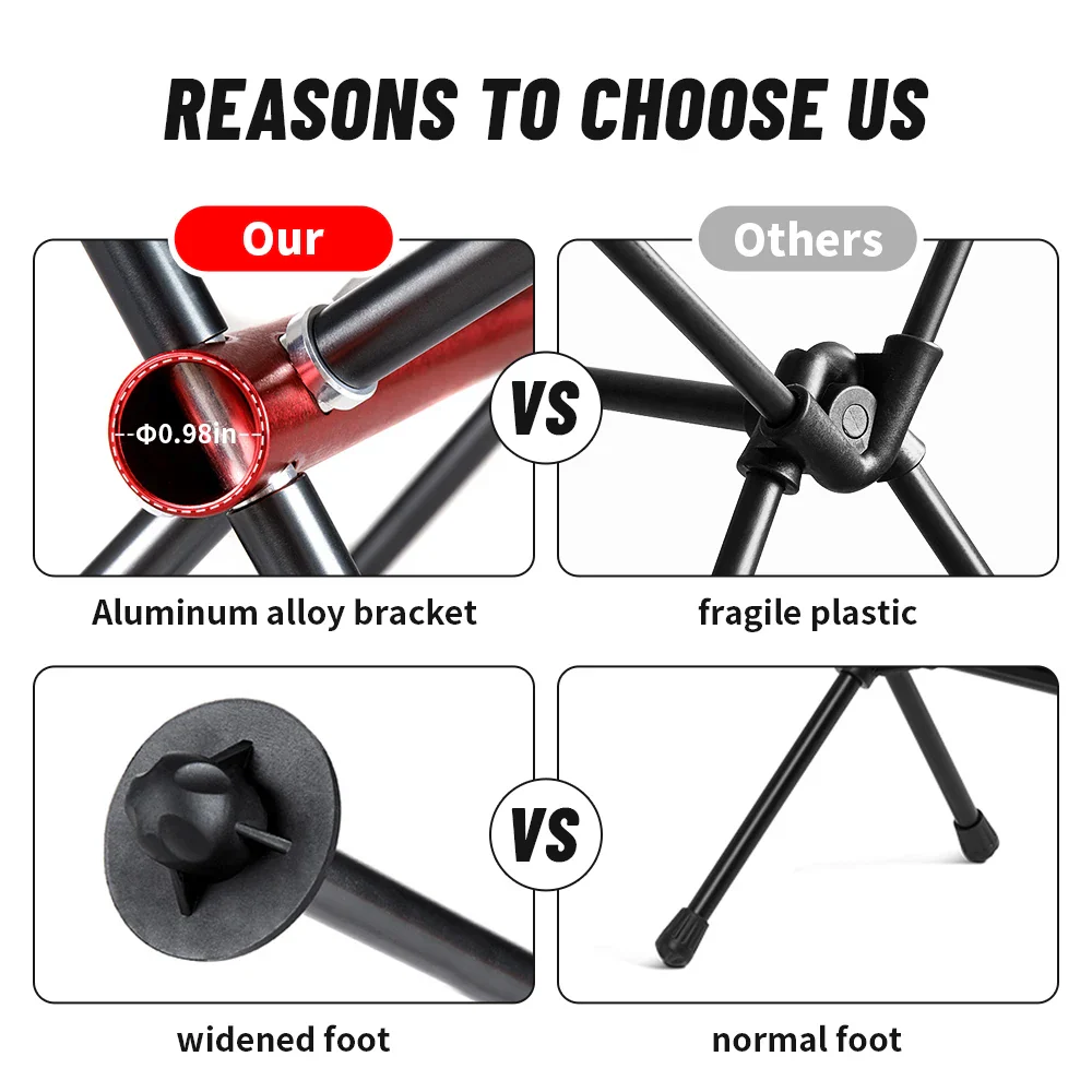 Naturehike Ultralight Folding Camping Chair for Outdoor Use - Image 3