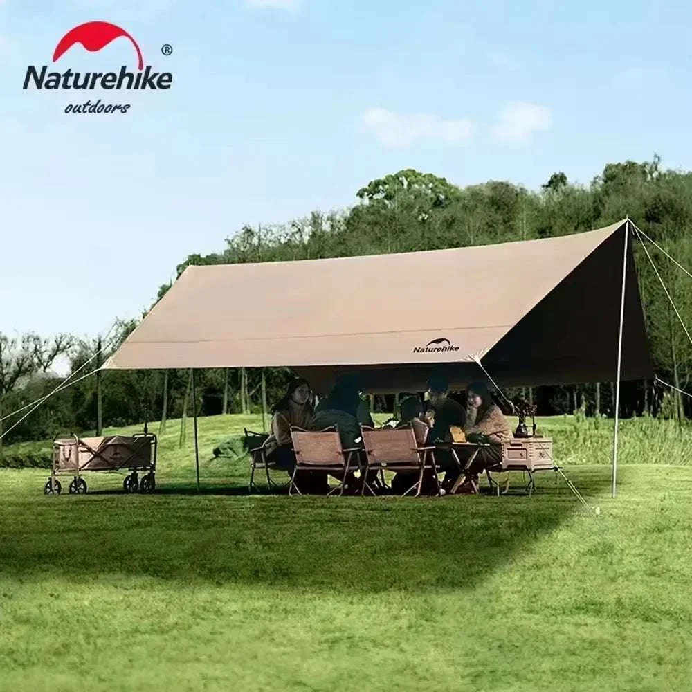 Large 17㎡ Camping Sun Shelter for 10–12 People Outdoor Awning