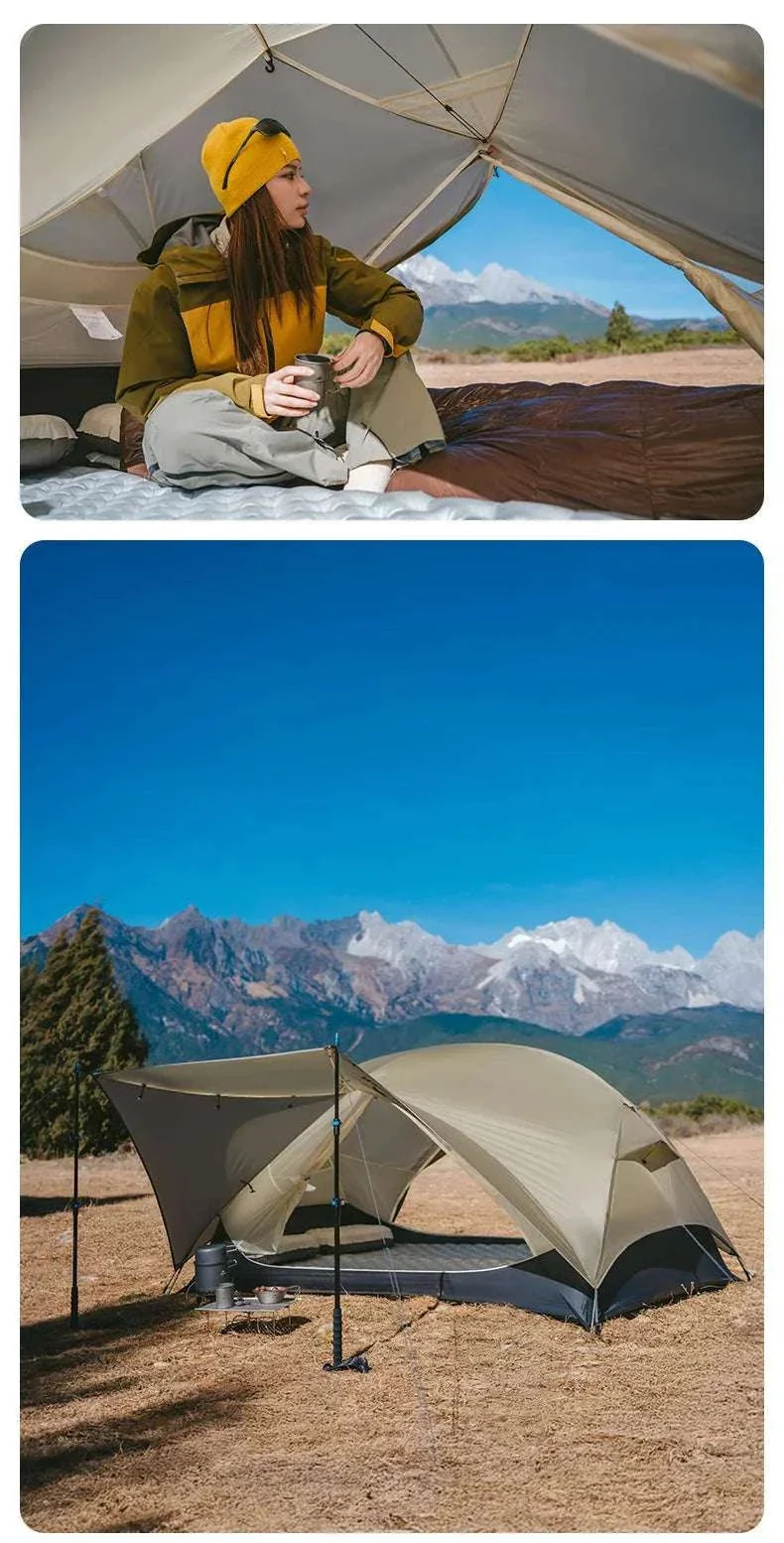 Ultralight 2-Person Waterproof Trekking Tent 20D Nylon 1.8kg - Image 15