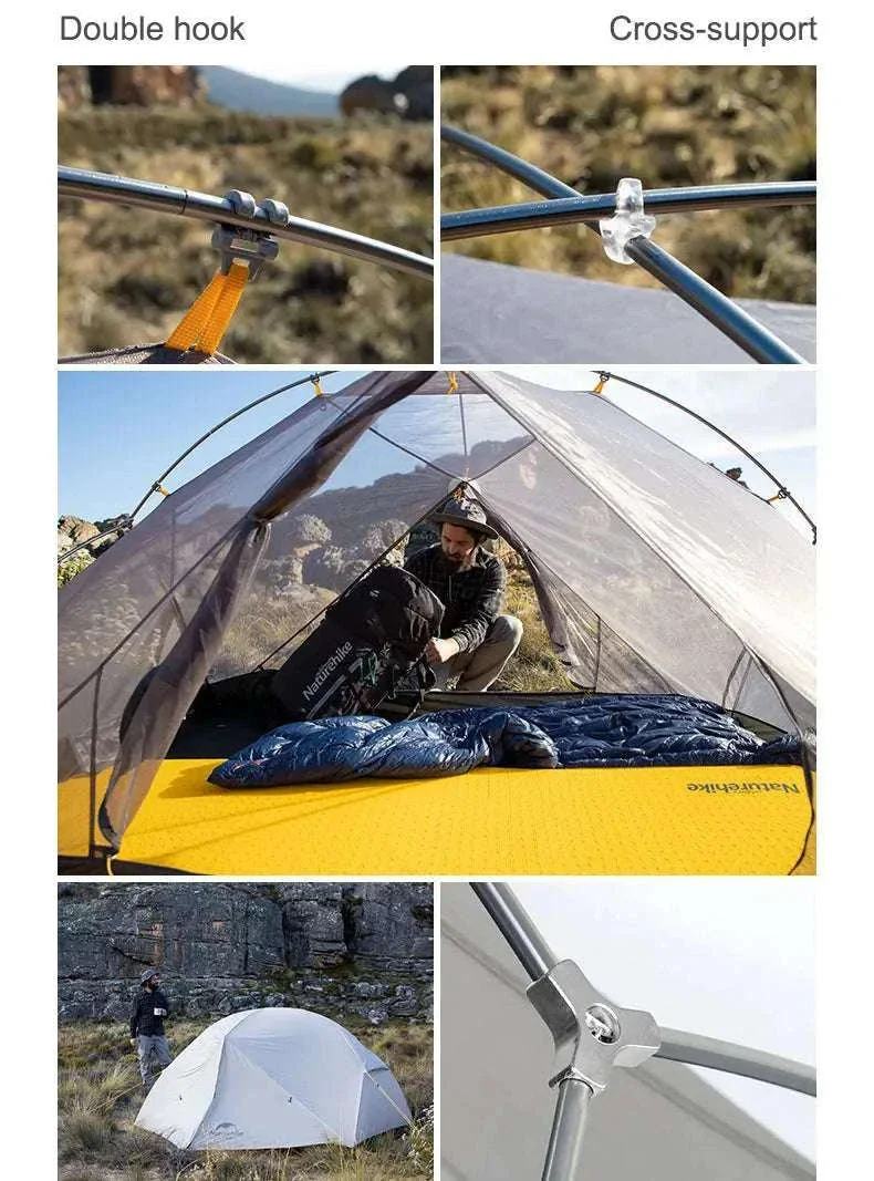 Ultralight 2-Person Waterproof Trekking Tent 20D Nylon 1.8kg - Image 26