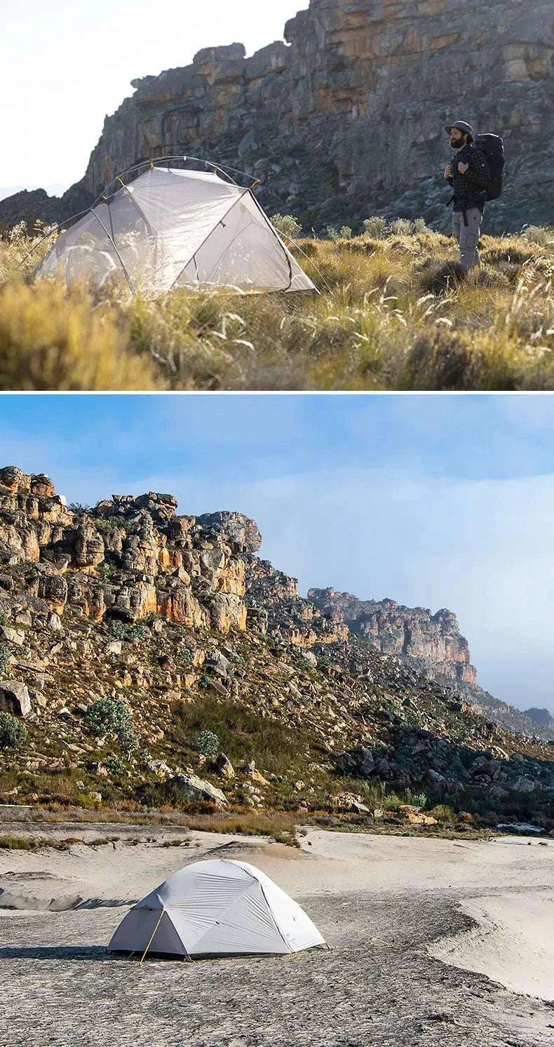 Ultralight 2-Person Waterproof Trekking Tent 20D Nylon 1.8kg - Image 35