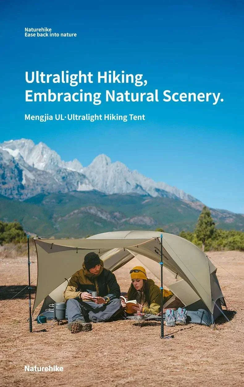 Ultralight 2-Person Waterproof Trekking Tent 20D Nylon 1.8kg - Image 7