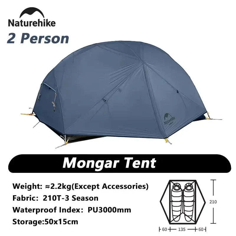 Naturehike Mongar 2-Person Ultralight Waterproof Trekking Tent - Image 13