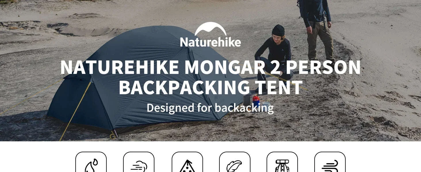 Naturehike Mongar 2-Person Ultralight Waterproof Trekking Tent - Image 7