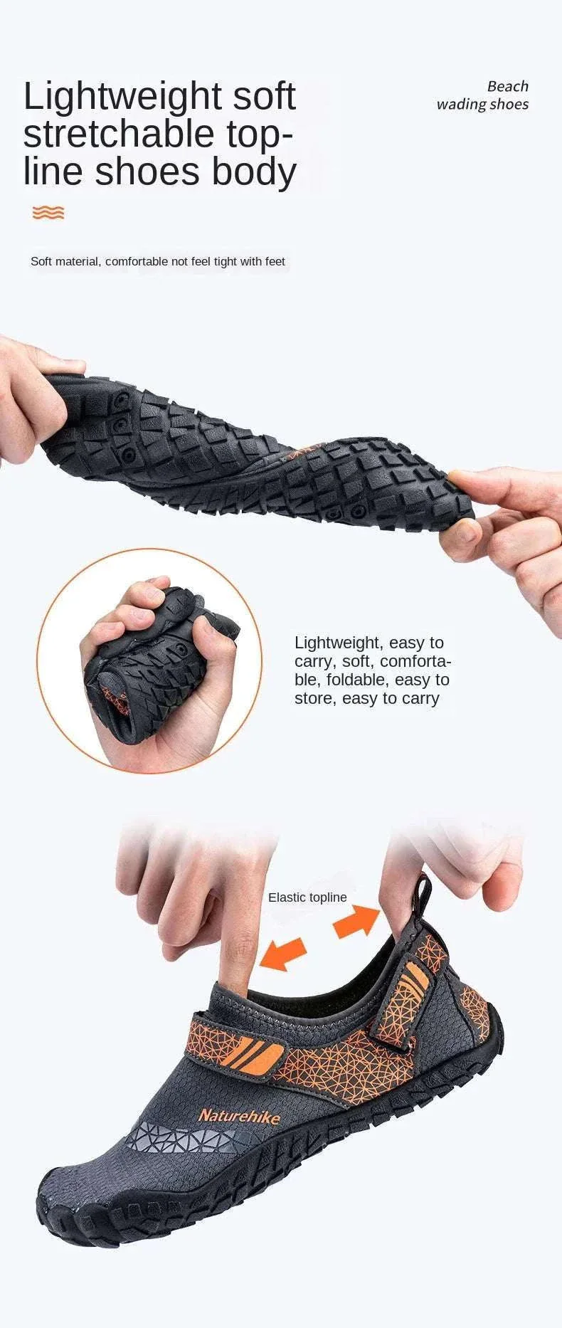 Quick-Dry Water Shoes with Non-Slip Sole for Beach & River - Image 10