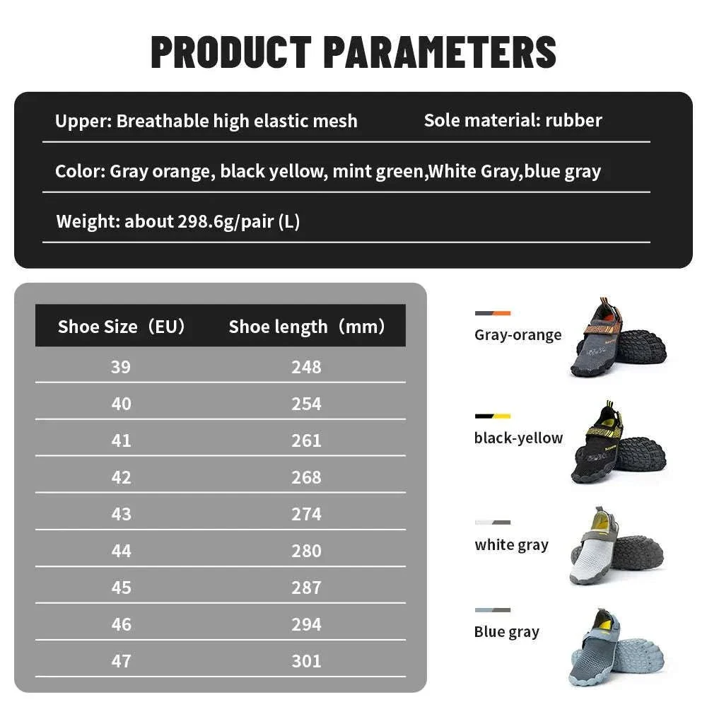 Quick-Dry Water Shoes with Non-Slip Sole for Beach & River - Image 6