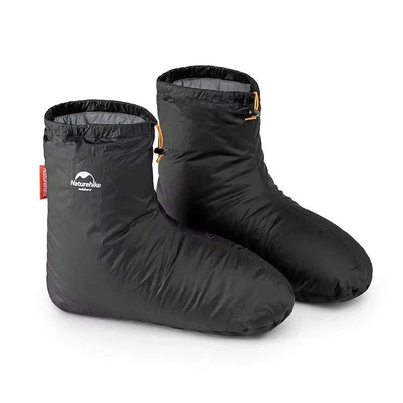 Winter Goose Down Slipper Boots Warm Outdoor Thermal Foot Cover - Image 7