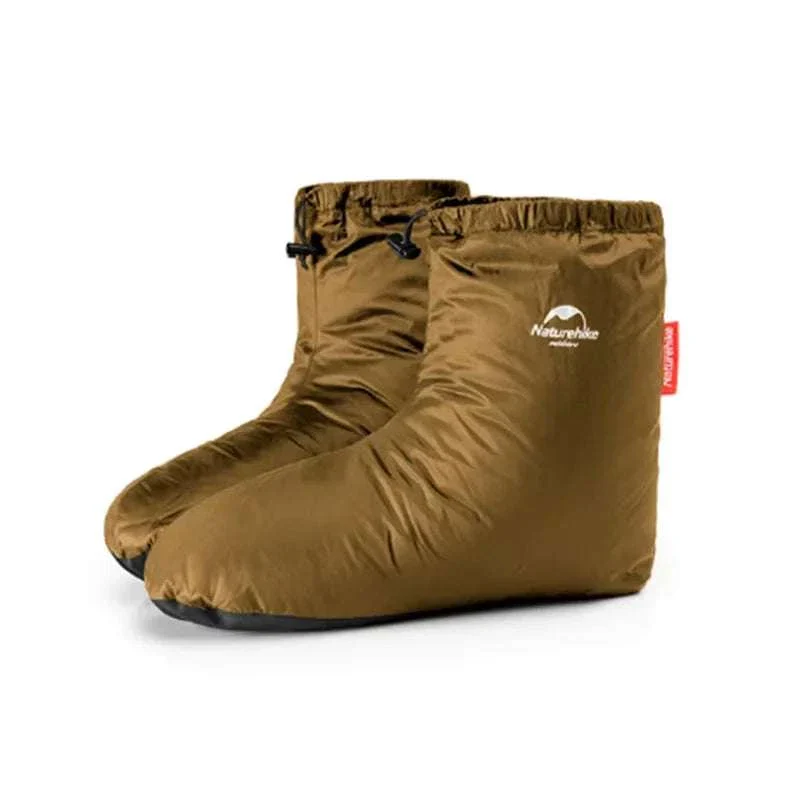 Winter Goose Down Slipper Boots Warm Outdoor Thermal Foot Cover - Image 8