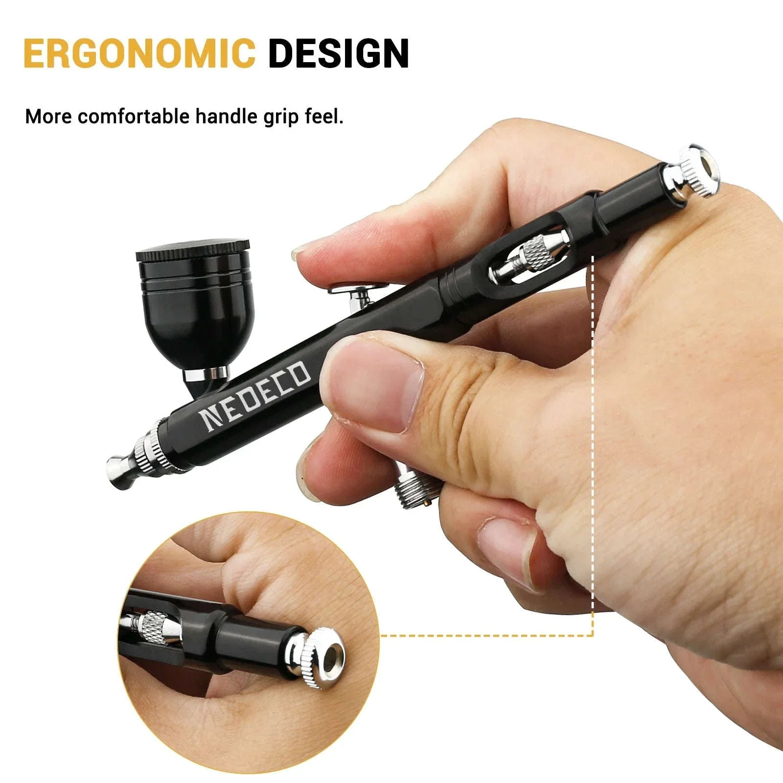 Neoeco 30PSI Airbrush Kit for Precision Creative Projects - Image 4