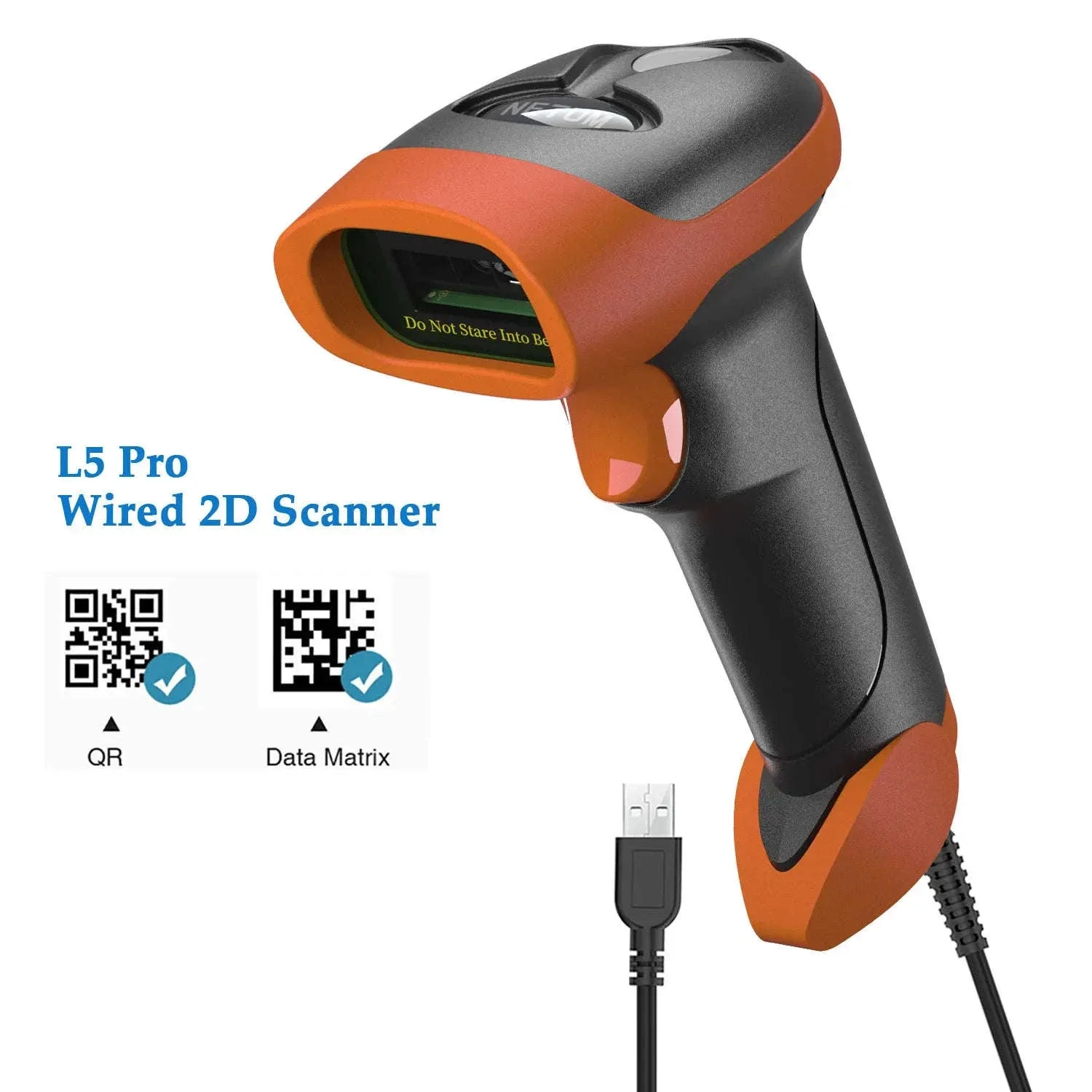 NETUM L8BL Bluetooth 2D & L5 Wired QR Barcode Scanner Bundle - Image 14
