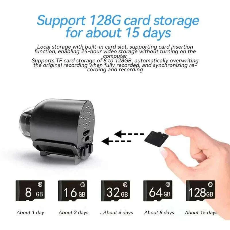 Mini 1080P WiFi Security Camera with Night Vision & Motion Alerts - Image 3