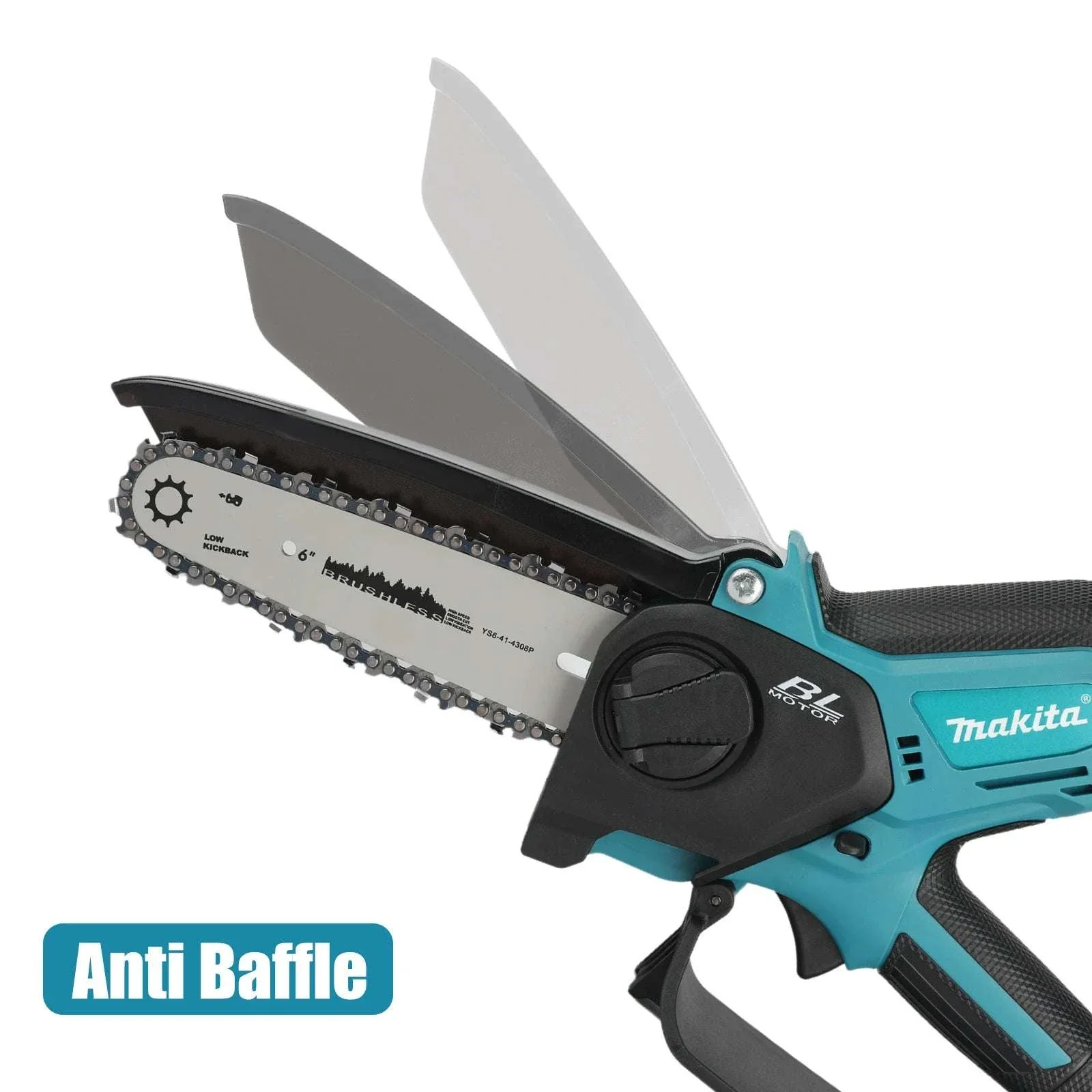 Makita 18V Cordless 8-Inch Handheld Chain Saw with Auto Oiler - Image 5